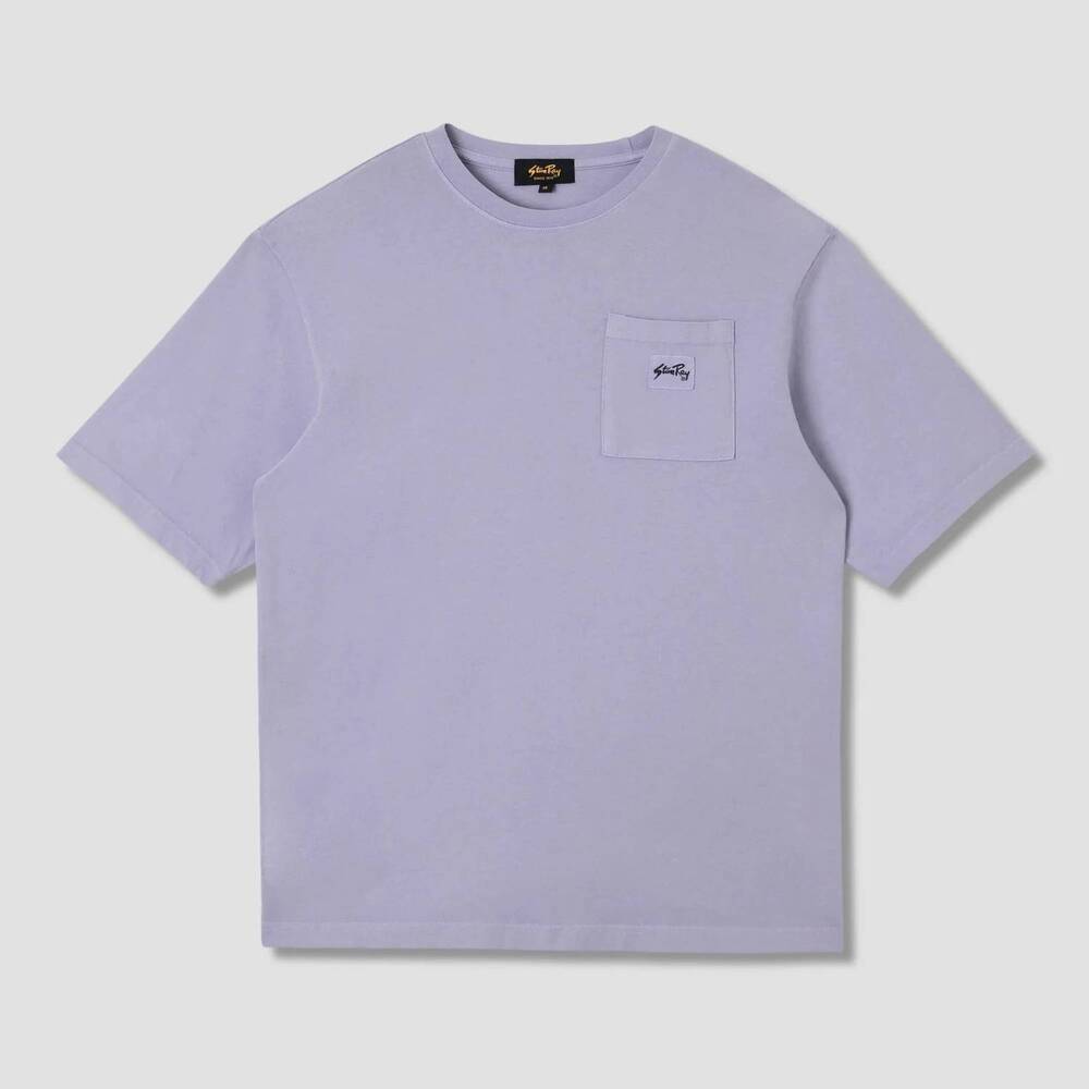 NEW STAN RAY men's patch pocket tee in cosmic purple